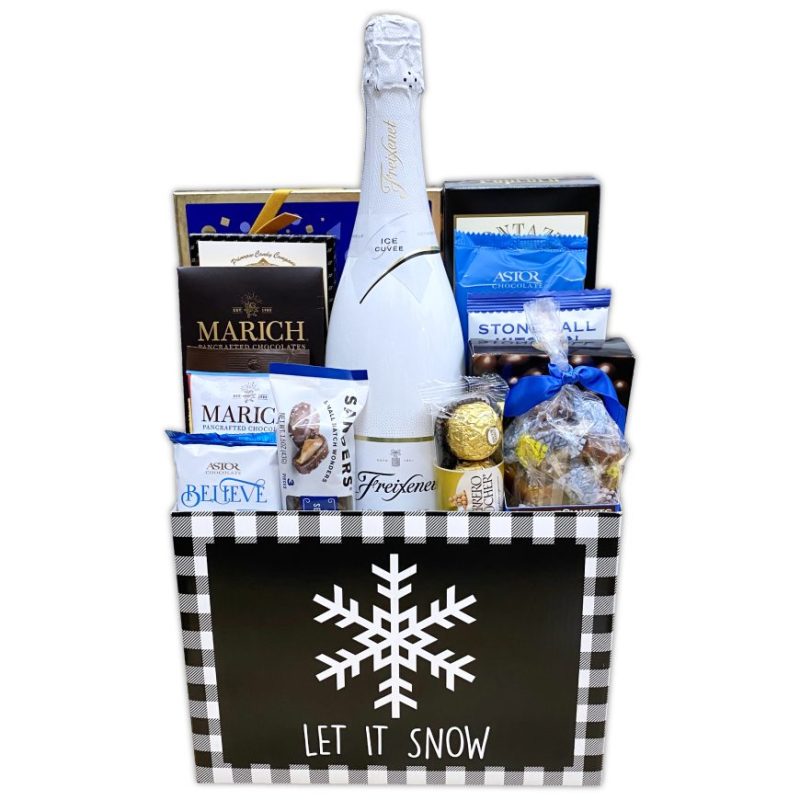 Champagne Life - Let It Snow Gift Basket