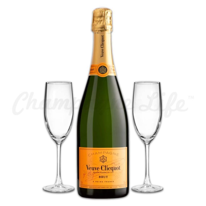 Champagne Life - Veuve Clicquot Yellow Label Toast Set