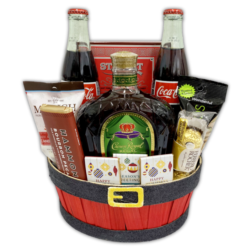 Champagne Life - Crown Royal and Coke Gift Basket